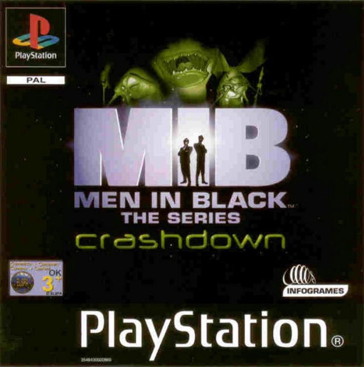 Men in Black The Series Crashdown box art for Playstation